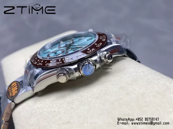 Rolex Daytona 126506 QF 1:1 Best Edition Ice Blue Dial  SH4131 V6 (Gain Weight) - Super Clone Watch | 1:1 Best Version