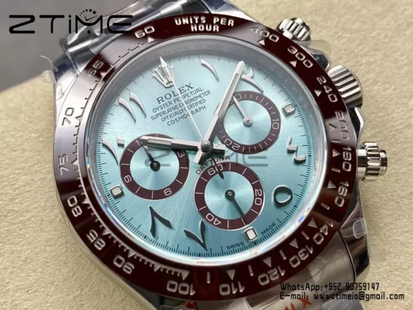 Rolex Daytona 126506 QF 1:1 Best Edition Ice Blue Dial  SH4131 V6 (Gain Weight) - Super Clone Watch | 1:1 Best Version