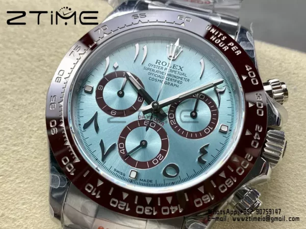 Rolex Daytona 126506 QF 1:1 Best Edition Ice Blue Dial  SH4131 V6 (Gain Weight) - Super Clone Watch | 1:1 Best Version
