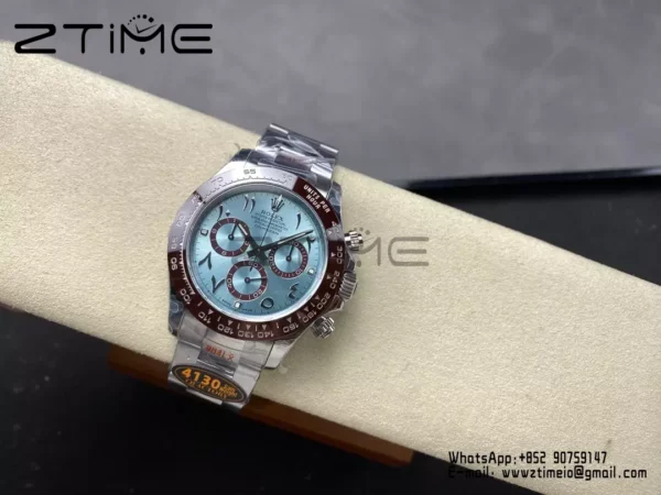 Rolex Daytona 126506 QF 1:1 Best Edition Ice Blue Dial  SH4131 V6 (Gain Weight) - Super Clone Watch | 1:1 Best Version