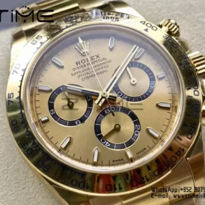 Rolex Daytona 126508-0005 YG Clean Factory 1:1 Best Edition YG Dial on YG Bracelet - Super Clone Watch | 1:1 Best Version