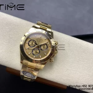 Rolex Daytona 126508-0005 YG Clean Factory 1:1 Best Edition YG Dial on YG Bracelet - Super Clone Watch | 1:1 Best Version