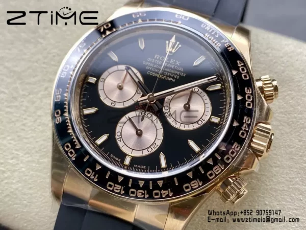 Rolex Daytona 126518-010  RG Clean Factory 1:1 Best Edition RG Dial - Super Clone Watch | 1:1 Best Version