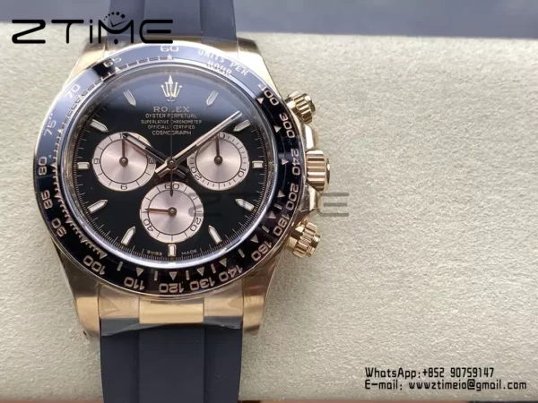 Rolex Daytona 126518-010  RG Clean Factory 1:1 Best Edition RG Dial - Super Clone Watch | 1:1 Best Version