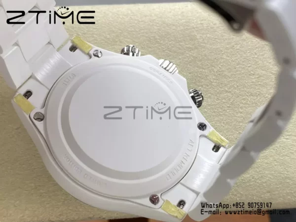 ロレックスデイトナIPKファクトリーAETホワイトセラミックケースとブレスレットブルーダイヤルブルーベゼルSH4131 - スーパークローン時計｜1:1ベストバージョン