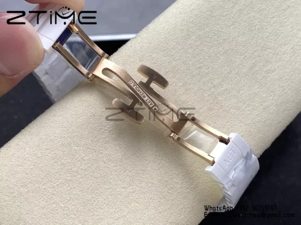 Rolex Daytona IPK Factory AET Λευκή κεραμική θήκη και βραχιόλι Ροζ καντράν Ροζ στεφάνη SH4131 - Super Clone Watch | 1:1 Best Version