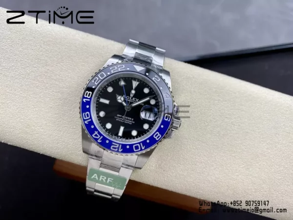 Rolex GMT-Master II 126710 BLRO Blue/Black Ceramic ARF Factory 1:1 Best Edition on Oyster Bracelet SH3285 CHS V4 - Super Clone Watch | 1:1 Best Version