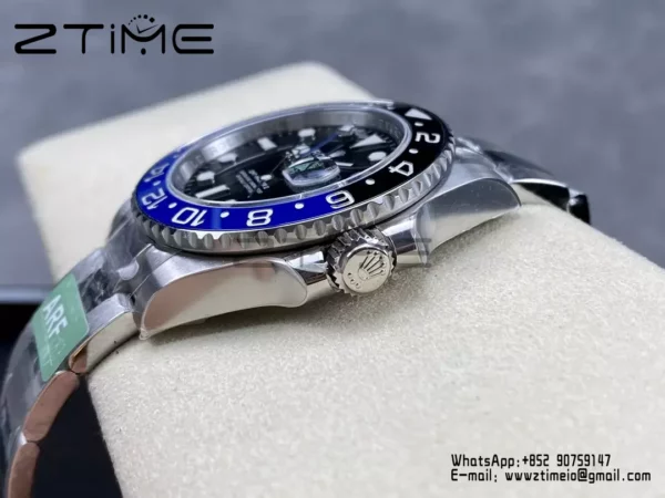 Rolex GMT-Master II 126710 BLRO Blue/Black Ceramic ARF Factory 1:1 Best Edition on Oyster Bracelet SH3285 CHS V4 - Super Clone Watch | 1:1 Best Version