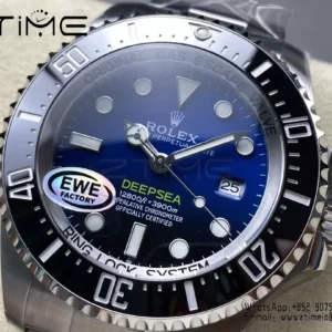 Rolex Sea-Dweller 126660 EWE Factory 1:1 Best Edition Black/Blue Dial - Super Clone Watch | 1:1 Best Version