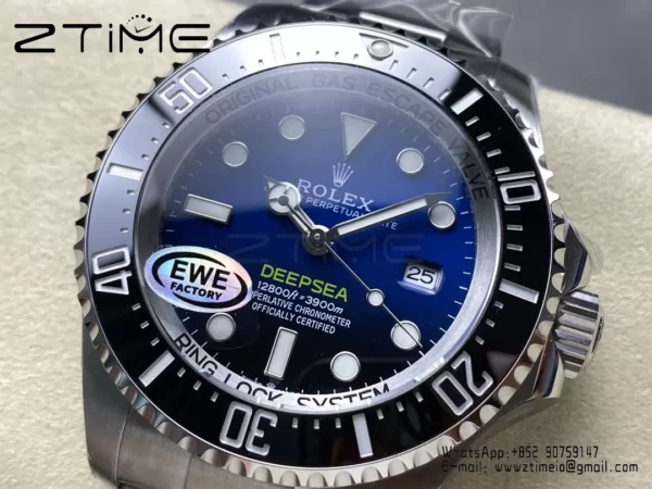 Rolex Sea-Dweller 126660 EWE Factory 1:1 Best Edition Black/Blue Dial - Super Clone Watch | 1:1 Best Version