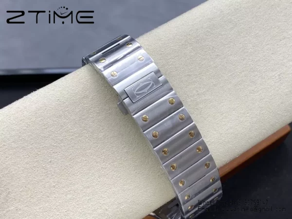 Santos de Cartier W2SA0030 40mm SS  BVF 1:1 Best Edition Gray Dial V2 - Super Clone Watch | 1:1 Best Version