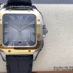 Santos de Cartier W2SA0030 40mm SS  BVF 1:1 Best Edition Gray Dial V2 - Super Clone Watch | 1:1 Best Version