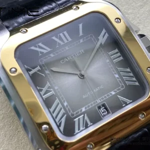 Santos de Cartier W2SA0030 40mm SS  BVF 1:1 Best Edition Gray Dial V2 - Super Clone Watch | 1:1 Best Version