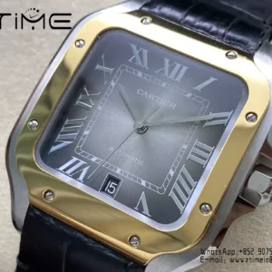 Santos de Cartier W2SA0030 40mm SS  BVF 1:1 Best Edition Gray Dial V2 - Super Clone Watch | 1:1 Best Version