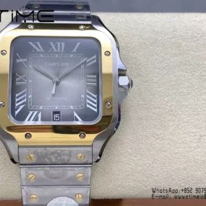 Santos de Cartier W2SA0030 40mm SS  BVF 1:1 Best Edition Gray Dial V2 - Super Clone Watch | 1:1 Best Version