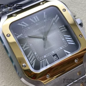 Santos de Cartier W2SA0030 40mm SS  BVF 1:1 Best Edition Gray Dial V2 - Super Clone Watch | 1:1 Best Version