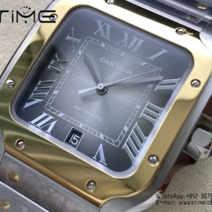 Santos de Cartier W2SA0030 40mm SS  BVF 1:1 Best Edition Gray Dial V2 - Super Clone Watch | 1:1 Best Version