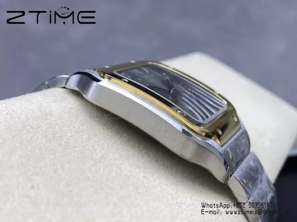 Santos de Cartier W2SA0030 40mm SS  BVF 1:1 Best Edition Gray Dial V2 - Super Clone Watch | 1:1 Best Version