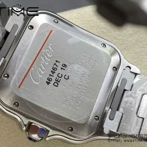 Santos de Cartier W2SA0030 40mm SS  BVF 1:1 Best Edition Gray Dial V2 - Super Clone Watch | 1:1 Best Version