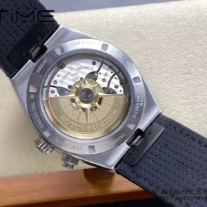 VC Overseas 41mm 7900V GR Factory 1:1 Best Edition Black Dial Black Leather Strap - Super Clone Watch | 1:1 Best Version
