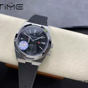 VC Overseas 41mm 7900V GR Factory 1:1 Best Edition Black Dial Black Rubber Strap - Super Clone Watch | 1:1 Best Version