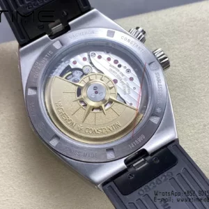 VC Overseas 41mm 7900V GR Factory 1:1 Best Edition Black Dial Black Rubber Strap - Super Clone Watch | 1:1 Best Version