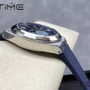 VC Overseas 41mm 7900V GR Factory 1:1 Best Edition Blue Dial Blue Leather Strap - Super Clone Watch | 1:1 Best Version