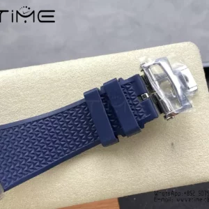 VC Overseas 41mm 7900V GR Factory 1:1 Best Edition Blue Dial Blue Leather Strap - Super Clone Watch | 1:1 Best Version