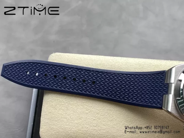 VC Overseas 41mm 7900V GR Factory 1:1 Best Edition Blue Dial Blue Leather Strap - Super Clone Watch | 1:1 Best Version