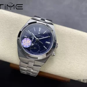 VC Overseas 41mm 7900V GR Factory 1:1 Best Edition Blue Dial SS Bracelet - Super Clone Watch | 1:1 Best Version