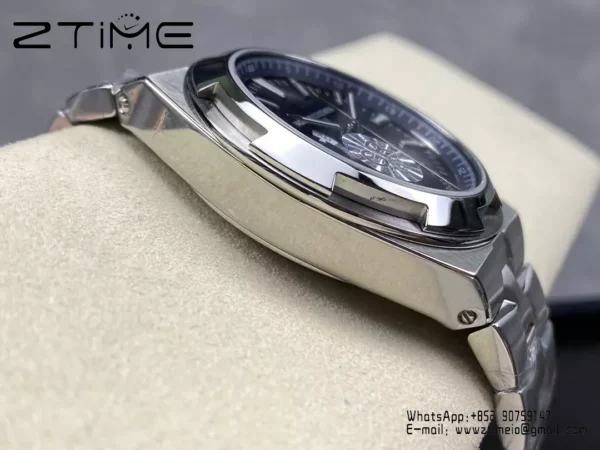 VC Overseas 41mm 7900V GR Factory 1:1 Best Edition Blue Dial SS Bracelet - Super Clone Watch | 1:1 Best Version