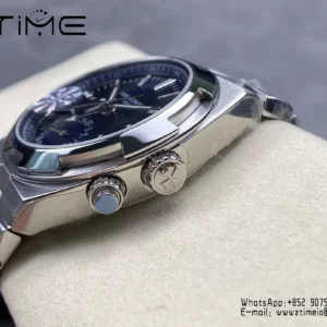 VC Overseas 41mm 7900V GR Factory 1:1 Best Edition Blue Dial SS Bracelet - Super Clone Watch | 1:1 Best Version
