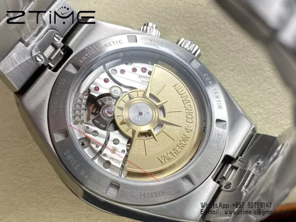 VC Overseas 41mm 7900V GR Factory 1:1 Best Edition Blue Dial SS Bracelet - Super Clone Watch | 1:1 Best Version