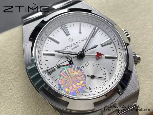 VC Overseas 41mm 7900V GR Factory 1:1 Best Edition White Dial SS Bracelet - Super Clone Watch | 1:1 Best Version