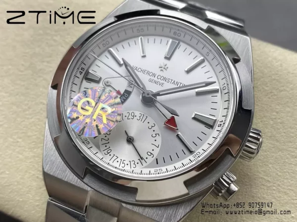 VC Overseas 41mm 7900V GR Factory 1:1 Best Edition White Dial SS Bracelet - Super Clone Watch | 1:1 Best Version