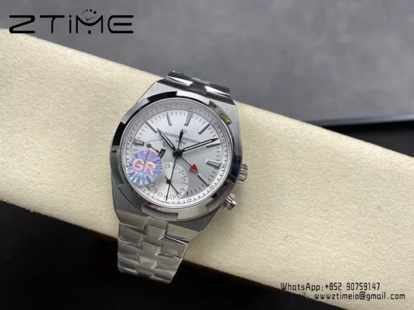 VC Overseas 41mm 7900V GR Factory 1:1 Best Edition White Dial SS Bracelet - Super Clone Watch | 1:1 Best Version