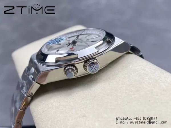 VC Overseas 41mm 7900V GR Factory 1:1 Best Edition White Dial SS Bracelet - Super Clone Watch | 1:1 Best Version