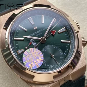 VC Overseas 41mm RG 7920V GR Factory 1:1 Best Edition グリーンダイアル グリーンレザーストラップ - スーパークローン時計｜1:1ベストバージョン