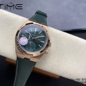 VC Overseas 41mm RG 7920V GR Factory 1:1 Best Edition グリーンダイアル グリーンレザーストラップ - スーパークローン時計｜1:1ベストバージョン