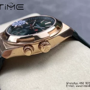 VC Overseas 41mm RG 7920V GR Factory 1:1 Best Edition グリーンダイアル グリーンレザーストラップ - スーパークローン時計｜1:1ベストバージョン
