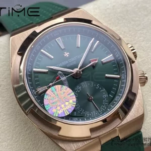 VC Overseas 41mm RG 7920V GR Factory 1:1 Best Edition Green Dial Green Rubber Strap - Super Clone Watch | 1:1 Best Version