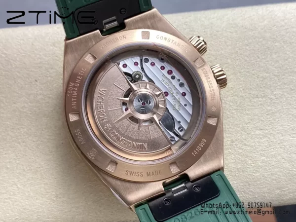 VC Overseas 41mm RG 7920V GR Factory 1:1 Best Edition Green Dial Green Rubber Strap - Super Clone Watch | 1:1 Best Version