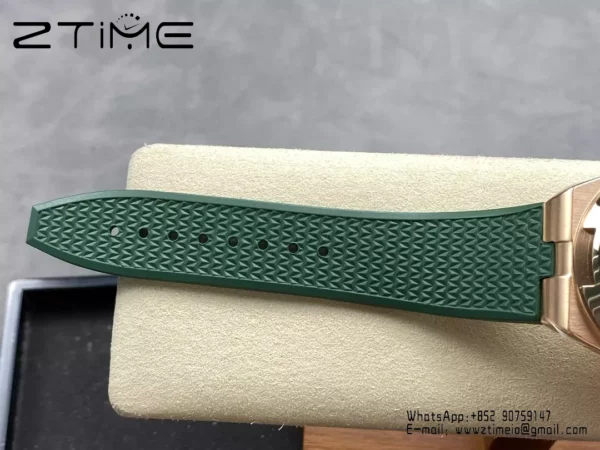 VC Overseas 41mm RG 7920V GR Factory 1:1 Best Edition Green Dial Green Rubber Strap - Super Clone Watch | 1:1 Best Version