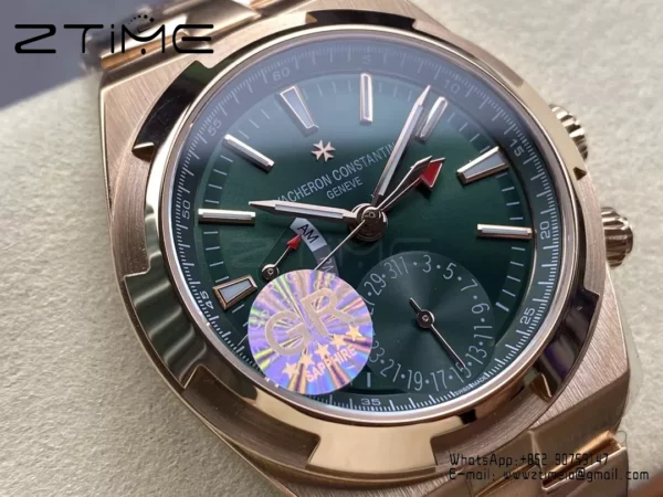 VC Overseas 41mm RG 7920V GR Factory 1:1 Best Edition グリーンダイアルRGブレスレット - スーパークローン時計｜1:1ベストバージョン