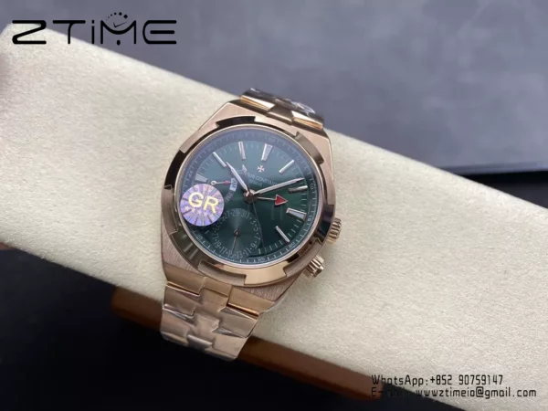 VC Overseas 41mm RG 7920V GR Factory 1:1 Best Edition グリーンダイアルRGブレスレット - スーパークローン時計｜1:1ベストバージョン