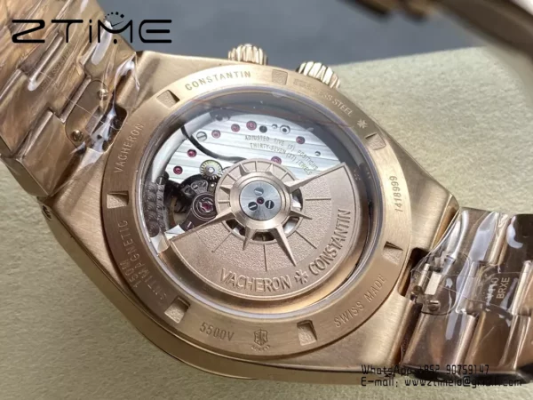 VC Overseas 41mm RG 7920V GR Factory 1:1 Best Edition グリーンダイアルRGブレスレット - スーパークローン時計｜1:1ベストバージョン