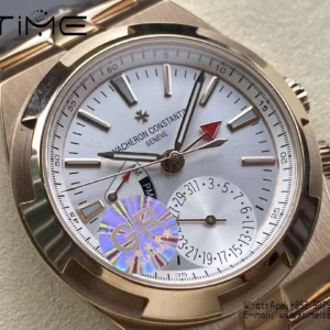VC Overseas 41mm RG 7920V GR Factory 1:1 Best Edition White Dial RG Bracelet - Super Clone Watch | 1:1 Best Version
