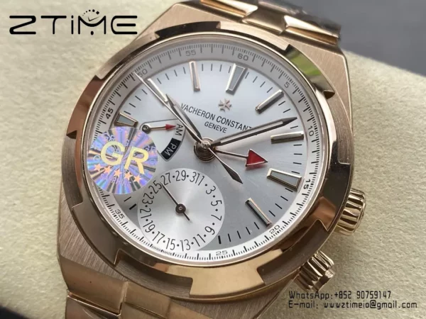 VC Overseas 41mm RG 7920V GR Factory 1:1 Best Edition White Dial RG Bracelet - Super Clone Watch | 1:1 Best Version