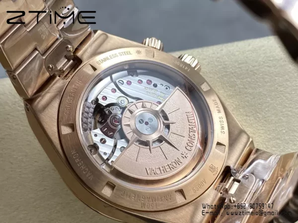 VC Overseas 41mm RG 7920V GR Factory 1:1 Best Edition White Dial RG Bracelet - Super Clone Watch | 1:1 Best Version