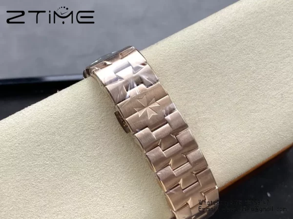VC Overseas 41mm RG 7920V GR Factory 1:1 Best Edition White Dial RG Bracelet - Super Clone Watch | 1:1 Best Version